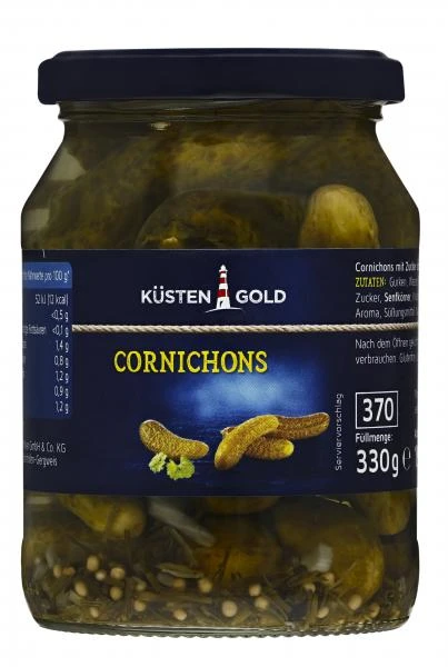 Küstengold Cornichons 3 Küstengold Cornichons