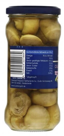 Küstengold Champignons Ganze Köpfe 1. Wahl 7 Küstengold Champignons Ganze Köpfe 1. Wahl -Sicheres Lebensmittelgeschäft 4502040199 4250426221664 03.jpg