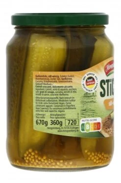 Hengstenberg Sticksi Gurkenviertel Süß-würzig -Sicheres Lebensmittelgeschäft 4502040395 40081496 03.jpg