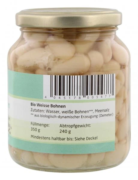 Campo Verde Demeter Weiße Bohnen 4 Campo Verde Demeter Weiße Bohnen – Bild 2