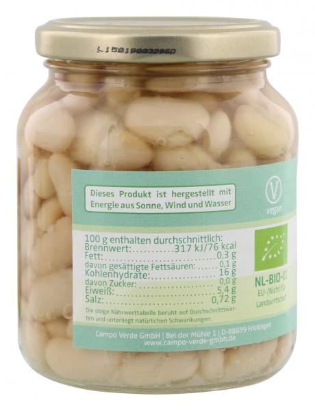 Campo Verde Demeter Weiße Bohnen 5 Campo Verde Demeter Weiße Bohnen – Bild 3