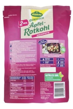 Kühne 2 Minuten Apfel-Rotkohl Mit Apfelstückchen -Sicheres Lebensmittelgeschäft 4502040770 4012200463604 02.jpg