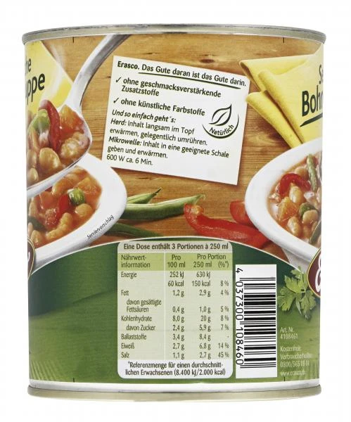 Erasco Serbische Bohnensuppe 4 Erasco Serbische Bohnensuppe – Bild 2