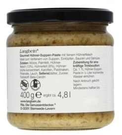 Jürgen Langbein Hühner-Suppen-Paste 6 Jürgen Langbein Hühner-Suppen-Paste -Sicheres Lebensmittelgeschäft 4502050124 4007680104949 02