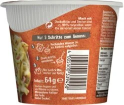 Maggi 5 Minuten Terrine Spaghetti In Cremiger Schinkensauce -Sicheres Lebensmittelgeschäft 4502050398 4005500339458 05.jpg
