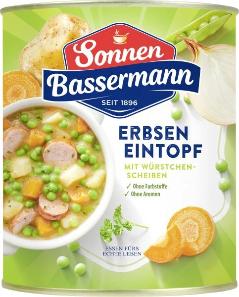 Sonnen Bassermann Erbsen-Eintopf 3 Sonnen Bassermann Erbsen-Eintopf