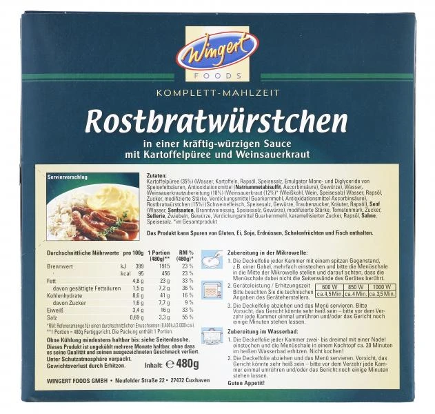 Wingert Foods Rostbratwürstchen 4 Wingert Foods Rostbratwürstchen – Bild 2