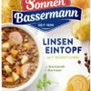 Sonnen Bassermann Linsen-Eintopf -Sicheres Lebensmittelgeschäft 4502050558 4002473967459 01