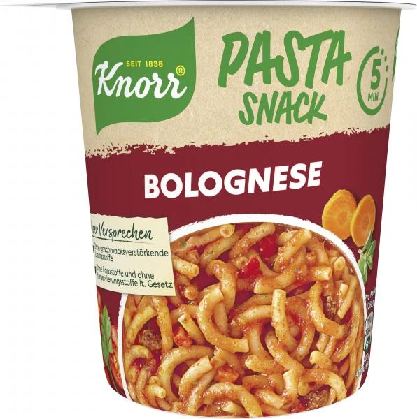 Knorr Pasta Snack Bolognese 3 Knorr Pasta Snack Bolognese