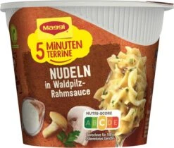 Maggi 5 Minuten Terrine Nudeln In Waldpilz-Rahmsauce -Sicheres Lebensmittelgeschäft 4502050939 7613037639513 02.jpg