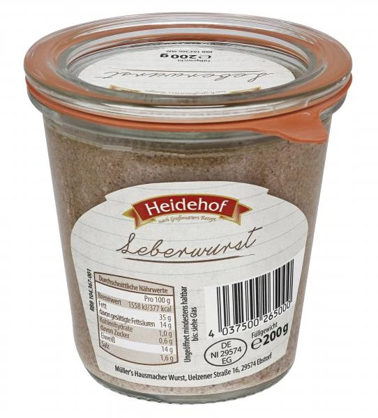 Heidehof Leberwurst 4 Heidehof Leberwurst – Bild 2