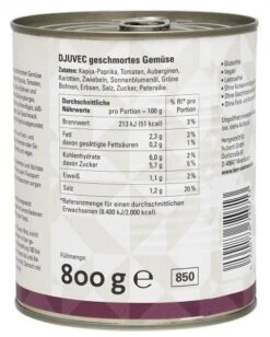 Herr Edelmann Djuvec Geschmortes Gemüse 8 Herr Edelmann Djuvec Geschmortes Gemüse -Sicheres Lebensmittelgeschäft 4502051390 4260176720713 03.jpg