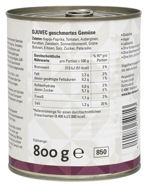 Herr Edelmann Djuvec Geschmortes Gemüse 5 Herr Edelmann Djuvec Geschmortes Gemüse – Bild 3