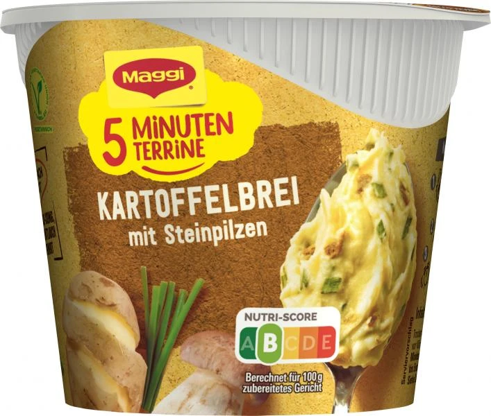 Maggi 5 Minuten Terrine Kartoffelbrei Mit Steinpilzen 4 Maggi 5 Minuten Terrine Kartoffelbrei Mit Steinpilzen – Bild 2