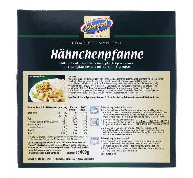Wingert Foods Hähnchenpfanne 4 Wingert Foods Hähnchenpfanne – Bild 2