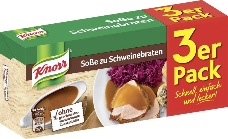 Knorr Soße Zu Schweinebraten 3 Knorr Soße Zu Schweinebraten