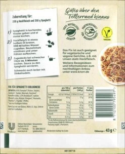 Knorr Natürlich Lecker! Spaghetti Bolognese -Sicheres Lebensmittelgeschäft 4502072758 8712100795497 02.jpg