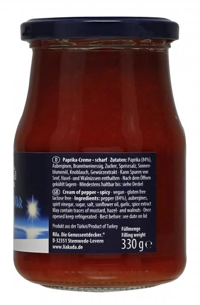 Liakada Paprika-Ajvar Scharf 4 Liakada Paprika-Ajvar Scharf – Bild 2