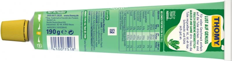 Thomy Gourmet Sahne-Meerrettich Mild 4 Thomy Gourmet Sahne-Meerrettich Mild – Bild 2