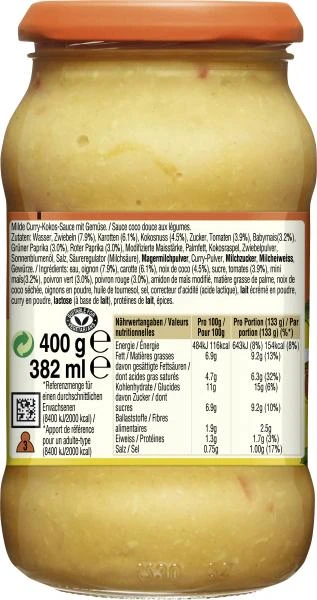 Ben's Original Cremiges Curry 4 Ben's Original Cremiges Curry – Bild 2