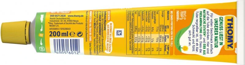 THOMY Delikatess-Mayonnaise 4 THOMY Delikatess-Mayonnaise – Bild 2