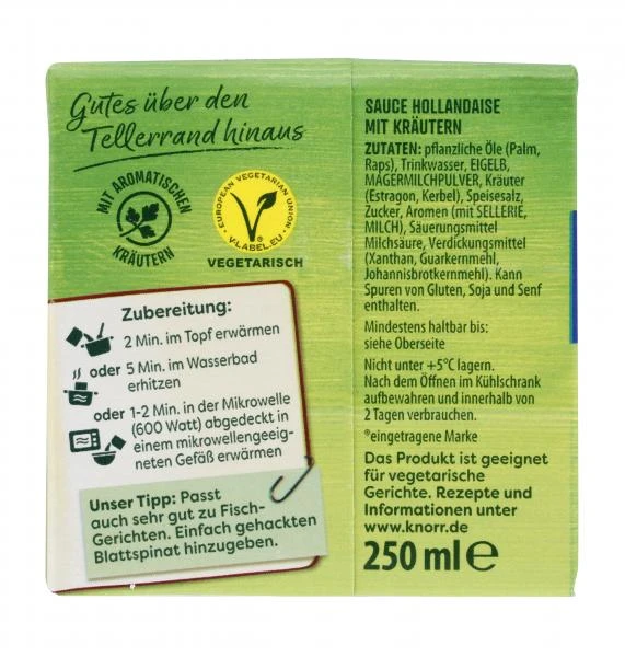 Knorr Sauce Hollandaise Mit Kräutern 5 Knorr Sauce Hollandaise Mit Kräutern – Bild 3