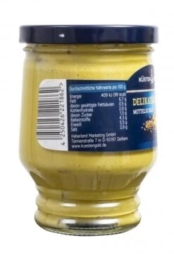 Küstengold Delikatess Senf Mittelscharf -Sicheres Lebensmittelgeschäft 4502081883 4250426221862 03.jpg