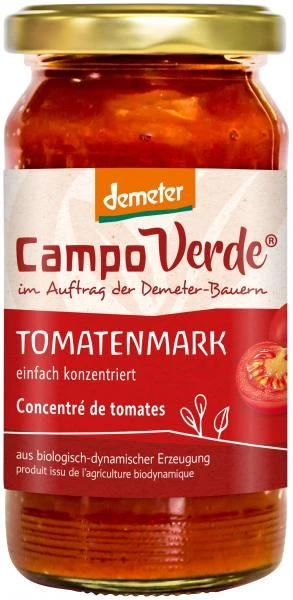 Campo Verde Demeter Tomatenmark 3 Campo Verde Demeter Tomatenmark