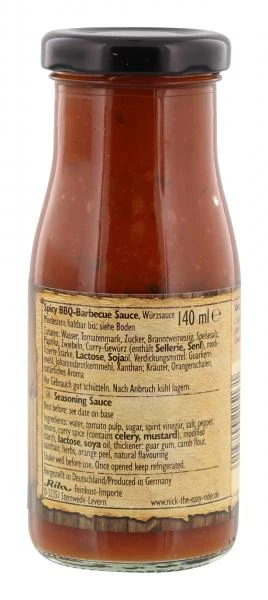 Nick BBQ Barbeque Sauce Spicy 4 Nick BBQ Barbeque Sauce Spicy – Bild 2