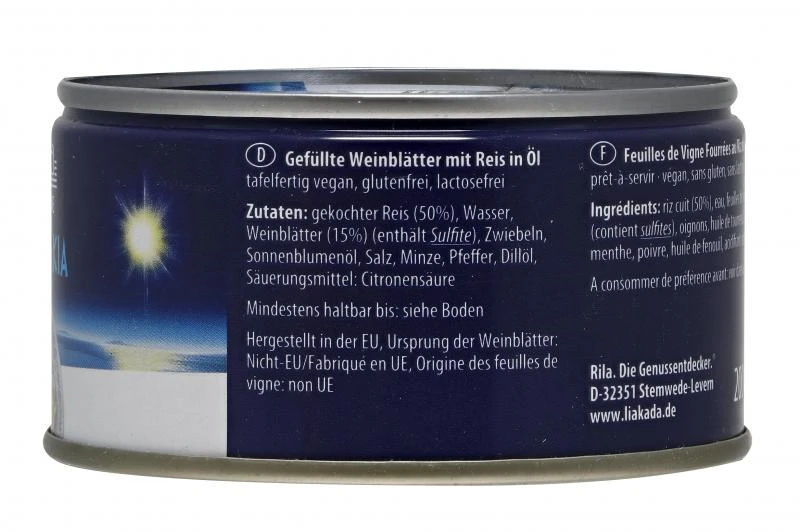 Liakada Domadakia Weinblätter Mit Reis 4 Liakada Domadakia Weinblätter Mit Reis – Bild 2