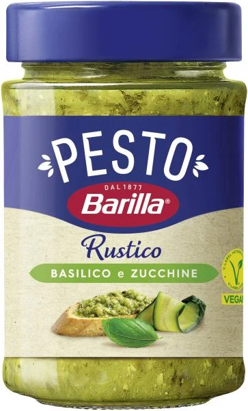 Barilla Pesto Rustico Basilico E Zucchine 3 Barilla Pesto Rustico Basilico E Zucchine