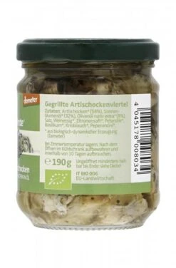 Campo Verde Demeter Bio Artischocken Gegrillt Mit Kräutern In Öl -Sicheres Lebensmittelgeschäft 4502085087 4045178008034 02.jpg