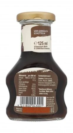 Schwartau Dessert Sauce Schokolade -Sicheres Lebensmittelgeschäft 4502100054 4011800043001 02