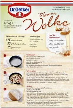 Dr. Oetker Marmor-Wolke -Sicheres Lebensmittelgeschäft 4502110355 4000521004842 03