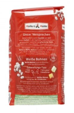 Müller's Mühle Weiße Bohnen -Sicheres Lebensmittelgeschäft 4502110400 4000286217051 03