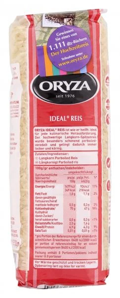 Oryza Ideal Reis Langkorn Parboiled 5 Oryza Ideal Reis Langkorn Parboiled – Bild 3