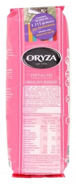 Oryza Himalaya Basmati-Reis -Sicheres Lebensmittelgeschäft 4502110439 4006237640312 03.jpg