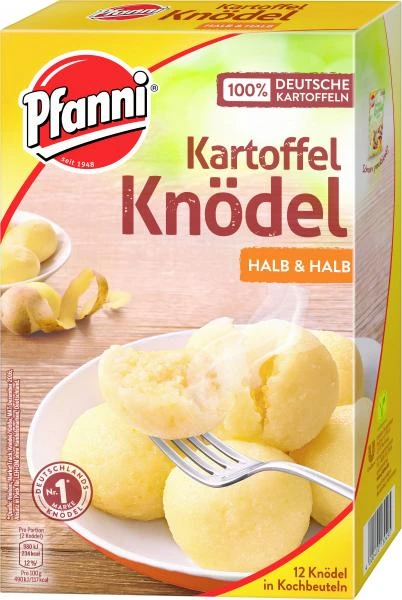 Pfanni Kartoffelknödel In Kochbeuteln Halb & Halb 3 Pfanni Kartoffelknödel In Kochbeuteln Halb & Halb