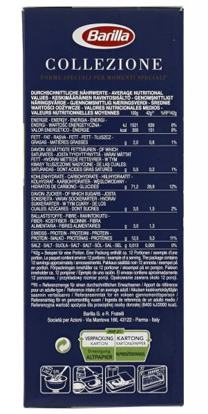 Barilla Collezione Pasta Nudeln Lasagne N. 189 4 Barilla Collezione Pasta Nudeln Lasagne N. 189 – Bild 2