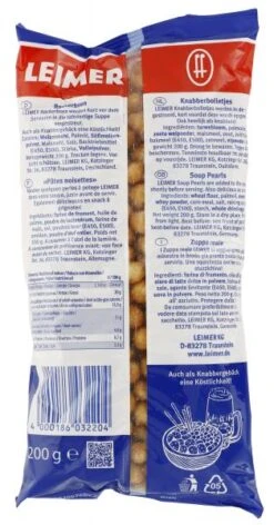 Leimer Backerbsen -Sicheres Lebensmittelgeschäft 4502110636 4000186032204 02