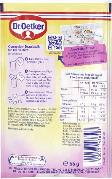 Dr. Oetker Paradies Creme Stracciatella 4 Dr. Oetker Paradies Creme Stracciatella – Bild 2