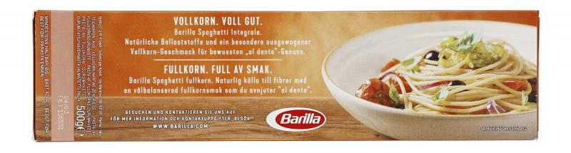 Barilla Pasta Integrale Vollkorn Spaghetti 4 Barilla Pasta Integrale Vollkorn Spaghetti – Bild 2