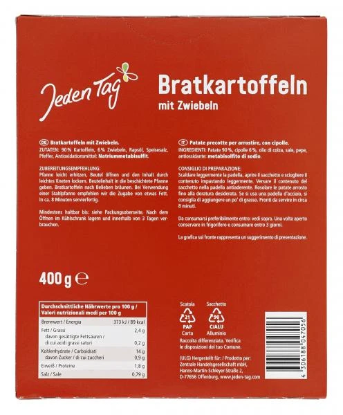 Jeden Tag Bratkartoffeln Mit Zwiebeln 4 Jeden Tag Bratkartoffeln Mit Zwiebeln – Bild 2