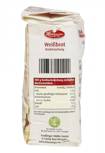 Küchenmeister Backmischung Weissbrot 4 Küchenmeister Backmischung Weissbrot – Bild 2