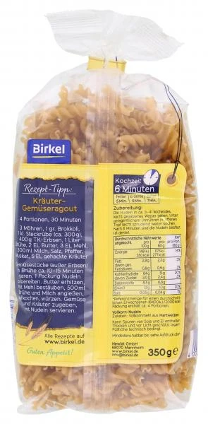 Birkel Nudel-Inspiration Vollkorn Spiralen 4 Birkel Nudel-Inspiration Vollkorn Spiralen – Bild 2