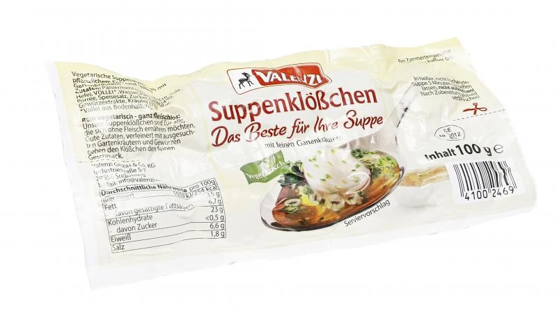 Valenzi Suppenklößchen Mit Gartenkräutern 3 Valenzi Suppenklößchen Mit Gartenkräutern