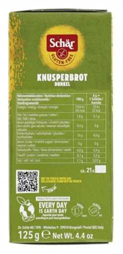 Schär Knusperbrot Dunkel -Sicheres Lebensmittelgeschäft 4503110842 8008698011294 02.jpg